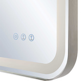 Crofton Lighted Nickel Vanity Mirror thumbnail 2