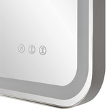 Crofton Lighted Nickel Vanity Mirror thumbnail 3