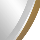 Crofton Lighted Brass Round Mirror thumbnail 2
