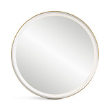 Crofton Lighted Brass Round Mirror thumbnail 13
