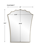 Monarch Scalloped Arched Vanity Mirror thumbnail 4