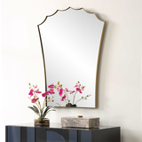 Monarch Scalloped Arched Vanity Mirror thumbnail 3