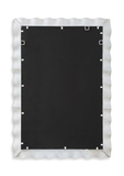 Haya White Scalloped Mirror thumbnail 5
