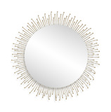 Aga Round Gold Mirror thumbnail 1