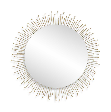 Aga Round Gold Mirror
