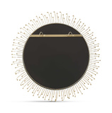 Aga Round Gold Mirror thumbnail 4