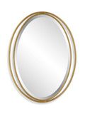 Rhodes Gold Oval Mirror thumbnail 1