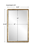 Sutton Gold Vanity Mirror thumbnail 2