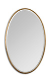 Herleva Gold Oval Mirror thumbnail 1