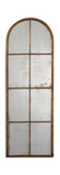 Amiel Arched Brown Mirror thumbnail 1