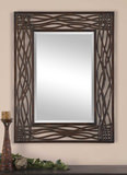 Dorigrass Brown Metal Mirror thumbnail 3