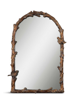 Paza Antique Gold Arch Mirror