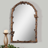 Paza Antique Gold Arch Mirror thumbnail 3