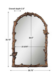 Paza Antique Gold Arch Mirror thumbnail 2