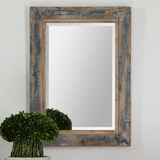 Bozeman Distressed Blue Mirror thumbnail 7