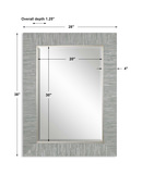 Belaya Gray Wood Mirror thumbnail 2