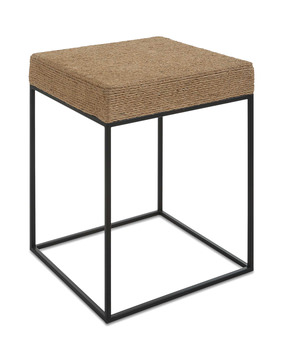 Laramie Rustic Rope Accent Table