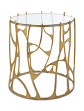 Ritual Round Gold Side Table thumbnail 1