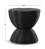 Bongo Black Rattan Side Table thumbnail 3