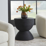 Bongo Black Rattan Side Table thumbnail 6