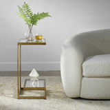 Musing Brushed Brass Accent Table thumbnail 7