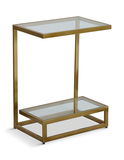 Musing Brushed Brass Accent Table thumbnail 3