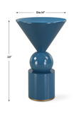 Trig Blue Accent Table thumbnail 3