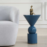 Trig Blue Accent Table thumbnail 4