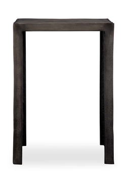 In The Groove Aluminum Accent Table