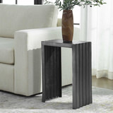 In The Groove Aluminum Accent Table thumbnail 2
