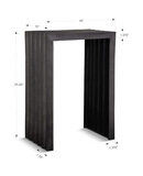 In The Groove Aluminum Accent Table thumbnail 4