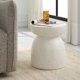 Inhale Cast White Accent Table thumbnail 6