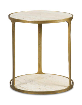 Clench Brass Side Table