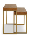 Burl-esque Wooden Nesting Tables Set/2 thumbnail 6