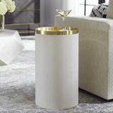 Circuit Brass & White Accent Table thumbnail 5