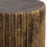 Peaks And Valleys Gold Accent Table thumbnail 3