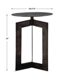 Deltoid Gunmetal Accent Table thumbnail 4