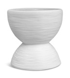 Bongo White Rattan Side Table thumbnail 3