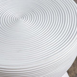 Bongo White Rattan Side Table thumbnail 7