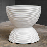 Bongo White Rattan Side Table thumbnail 6