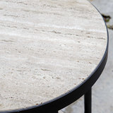 Dauntless Travertine Side Table thumbnail 8