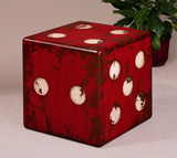 Dice Red Accent Table thumbnail 3