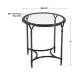 Samson Glass Side Table thumbnail 2