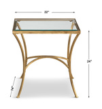 Alayna Gold End Table thumbnail 2