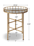 Tilly Bright Gold Accent Table thumbnail 2