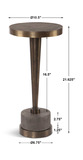 Masika Bronze Accent Table thumbnail 5