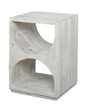 Hans White Side Table