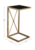 Zafina Gold Accent Table thumbnail 3