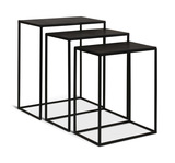 Coreene Iron Nesting Tables Set/3 thumbnail 1