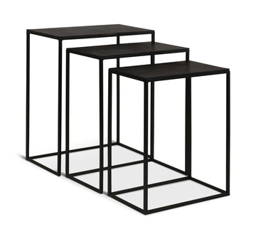 Coreene Iron Nesting Tables Set/3